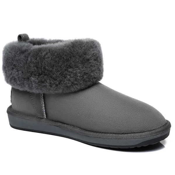 UGG Fluffy Collar Boots