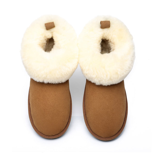 UGG Fluffy Collar Boots