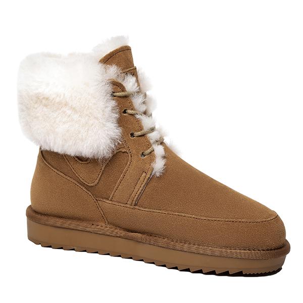 Winter Fashion Lace-Up Boots